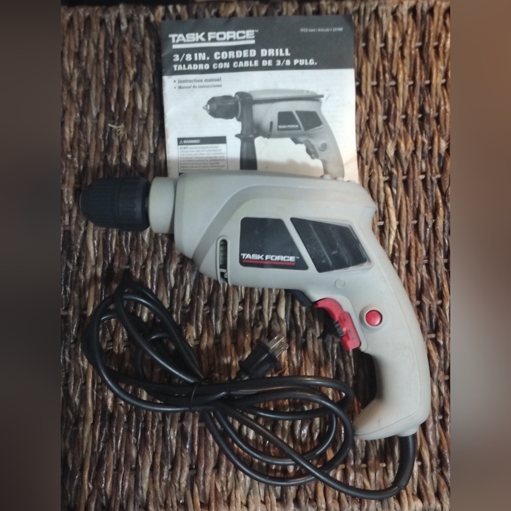 "Task Force" ⅜" Corded Drill